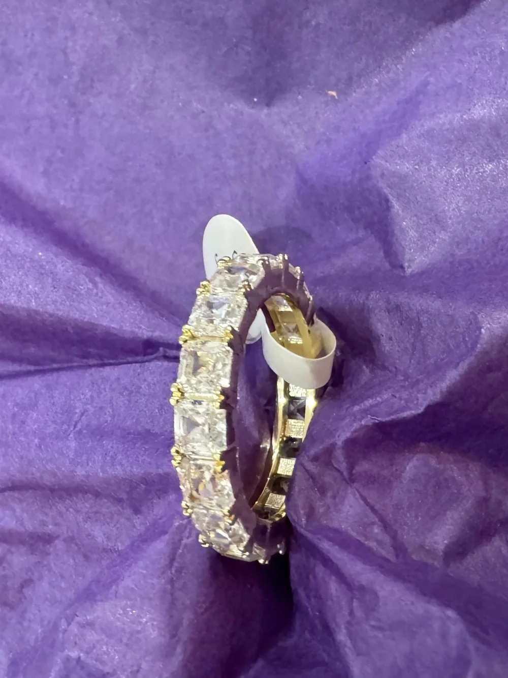 💎 Melinda Maria Gold Eternity Ring with Diamondettes 💎
